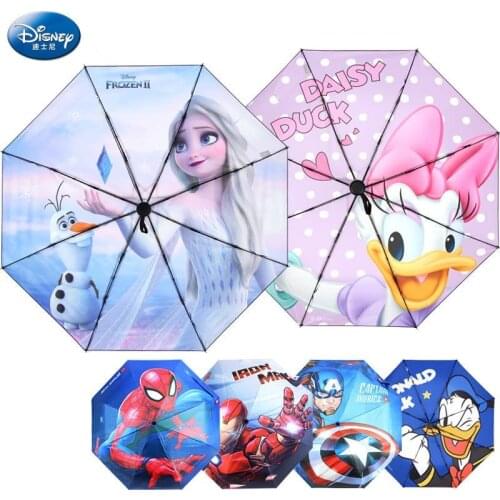 Disney Folding Bulletproof Skydive, Light Marvel Umbrellas for Boys, Girls and Kids
