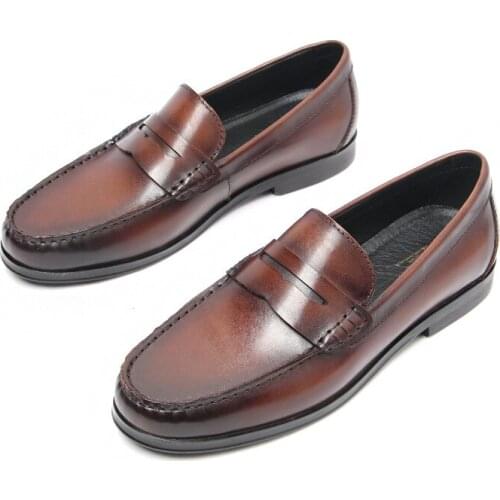 Top Quality Luxury Loafer Men Genuine Leather Slip On Man Flats Casual Shoes Mens Car Driving Shoes Italian Black