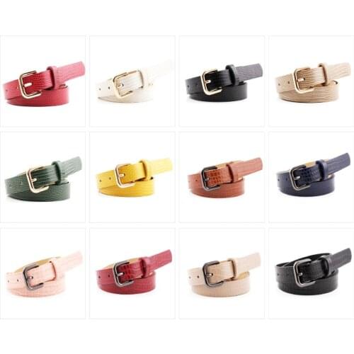 41 Styles Fashion Crack Womens Belt Womens Narrow Wild Jeans Waistbelt Business Ladies Formal Dress Decoration Belts
