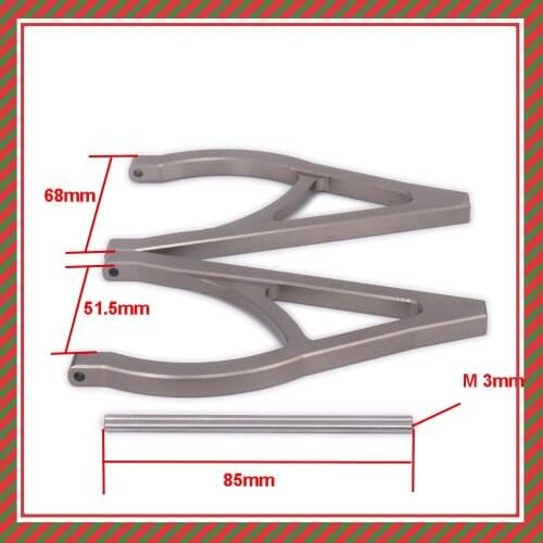 2PCS Alloy Rear Upper Suspension Arm a-Arm For Rc Hobby Car 1/10 Traxxas E-Revo Summit Slayer Maxx Revo3.3 T4130 ERO-004B 5333