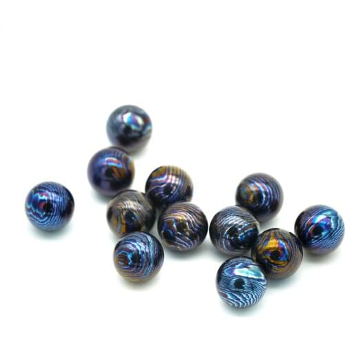 Mackwalker 2 PCS High-precision Titanium Mascus Zirconium Mascus Bead 7.938mm8mm for Decompression Fingertip Spinner