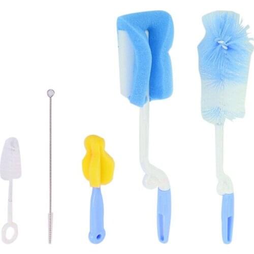 2021 5Pcs Baby Bottle Nipple Cleaner Teat Teapot Tube Pacifier Clean