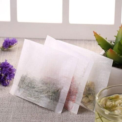 5.5*6cm Corn Fiber Folding Tea Bag PLA Biodegraded Tea Filters Herbal Tea filter bags 100pcs/lot