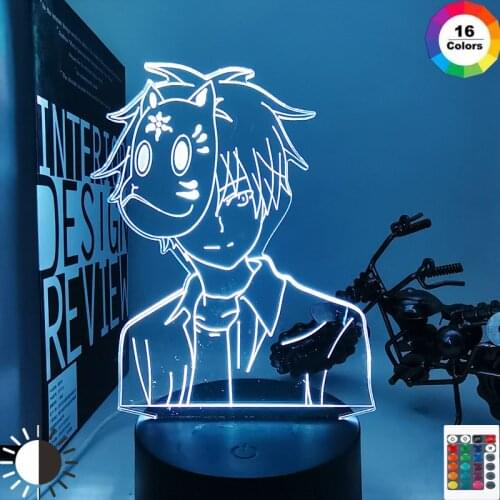 Anime Night Light Hotarubi No Mori E Ginn Figure for Kids Girl Room Decor Movie The Light of The Fireflies Forest Kinn Gift Lamp