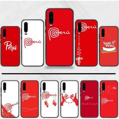 Marca Peru Chile Flag Lovely cute Phone Case For Huawei P9 P10 P20 P30 Pro Lite smart Mate 10 Lite 20 Y5 Y6 Y7 2018 2019