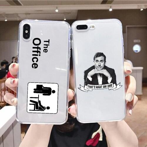 The Office Michael Scott Phone Case For Huawei P Mate P10 P20 P30 P40 10 20 Smart Z Pro Lite 2019 transparent trend coque 3D