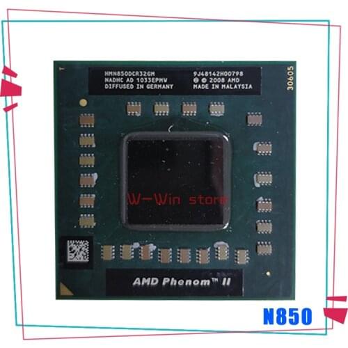 AMD Phenom II Triple-Core Mobile N850 2.2 GHz Three-Core Three-Thread CPU Processor HMN850DCR32GM Socket S1