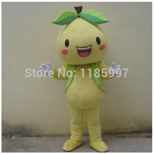 HOT SALE Lovely big pears Adult Halloween animal Mascot Costume Fancy Dress Animal mascot costume free shipping