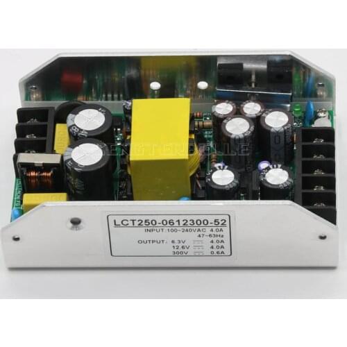 HIFI 250W Switch Power Supply DC300V0.6A+12.6V4A+6.3V4A For Tube Amplifier Audio