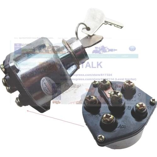 The ignation switch for Lenar LE254 / LE274 with engine NJ385T, part number