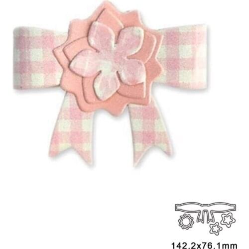 Bow Flower Type Metal Cutting Dies For DIY Scrapbook Cutting Die Paper Cards Embossed Decorative Craft Die Cut New