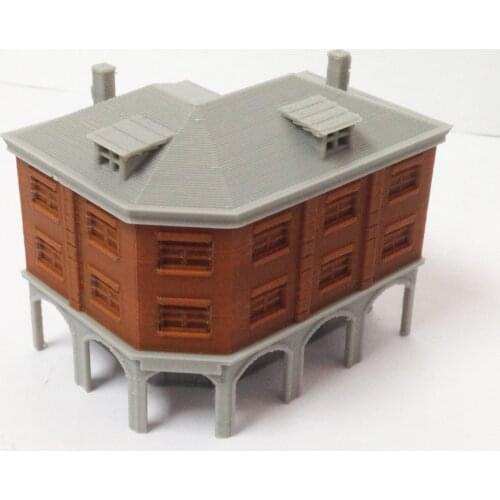 Outland Models City Classic Corner Shop / Market Z Scale Train Railway Layout