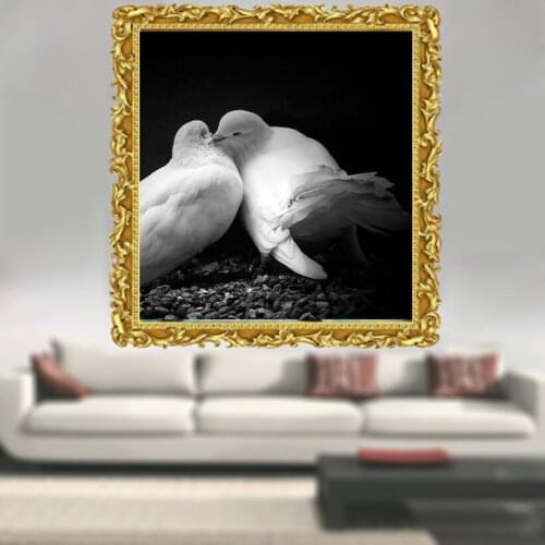 Needlework 3D Diy diamond painting square drill rhinestone pasted White Dove 5D Diy Diamond Embroidery cross stitch kits crafts