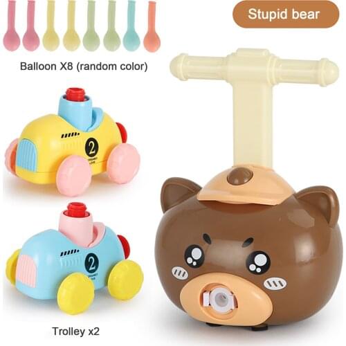 Inflatable Toys Children Inertial Power Ball Car Science Experiment Toy Puzzle Fun Dinosaur Classic Party First Choice