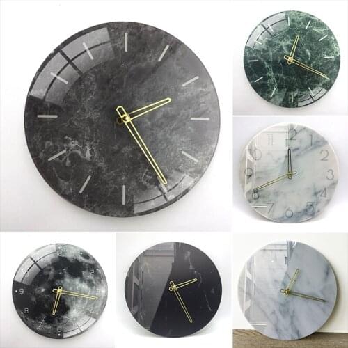Nordic Marble Wall Clock Modern Design Home Decoration Bedroom Silent Clock Children Clock Room Childrens