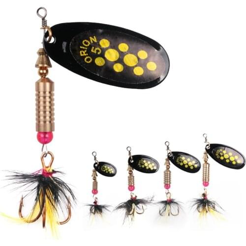 New Fishing Lures Wobbler Trout Spoon Metal Spinners Baits for Jig Fly Fishing Baits Sea Hard Lures with Feather Swimbait Hooks