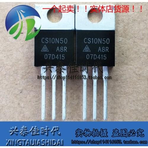 Original new 5pcs/ CS10N50 CS10N50A8R 10A/500V TO-220
