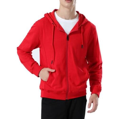 2021 Autumn Long Sleeve Fashion Mens Hoodies Sweatshirt Mens Solid Color Hooded Tracksuit Male