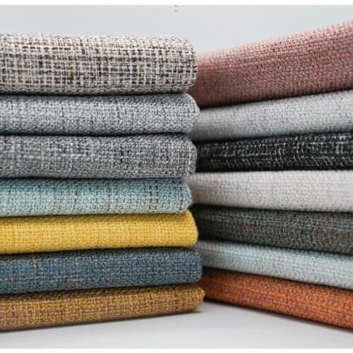 150x50cm Cotton Linen Thickened Solid Color Fabric Dustproof Old Coarse Cloth Canvas Sofa Background Cloth Linen Cloth Fabric