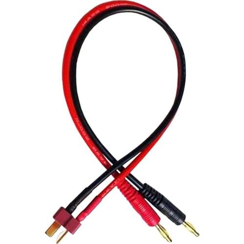 T Plug Male to 4mm Bullet Banana Charging Cable DEANS ULTRA Charger Charging Leads fits for Skyrc B6 Charger cable imax B6AC