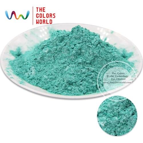 TCZG4609 Sparkle Green Color Pearlescent pigment,pearl luster ,Mica Powder DIY Makeup Nail Design ,Nail Polish