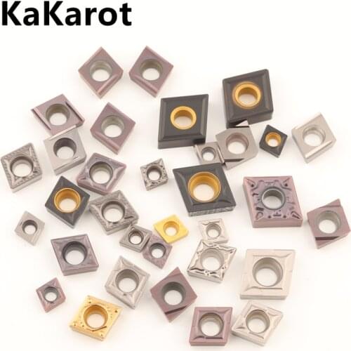 KaKarot Carbide insert CCMT060204 CCMT09T304 CCMT120408 Internal Tool Boring Bar Inner Round Milling Tool CNC Blade Lathe Tools