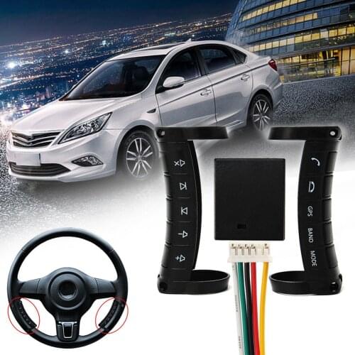 Universal Steering Wheel Controller Universal Wireless Multi-function DVD Navigation Button Remote Control