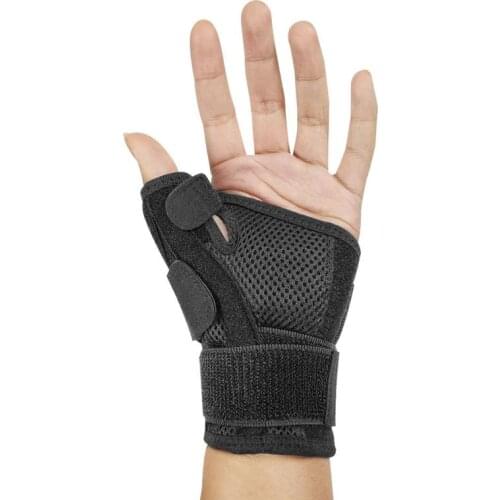 1 pcs Practical Wristband Exquisite Adjustable Wrist Protector Wrist Protector Thumb Fracture Sprained Wristband for Men