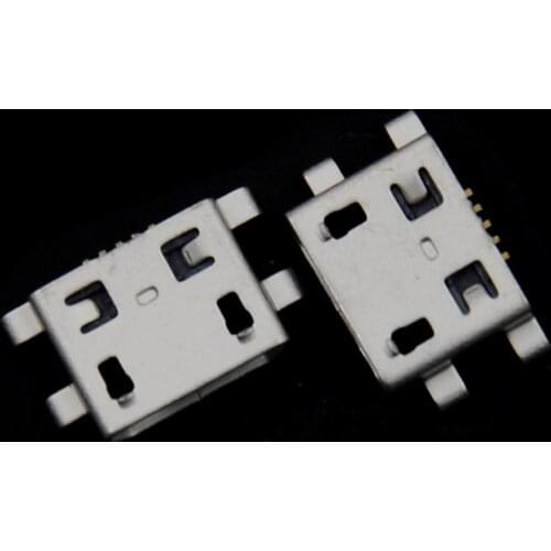 20pcs Micro USB Connector 5pin heavy plate B type Female Jack For Mobile Mini USB repair mobile tablet Tail plug