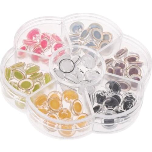 70pcs Plastic Safety Eyes Button Sew On Bear Doll Animal Stuffed Plush Toys DIY Hand Sewing Accessories