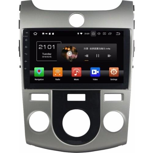 9" 1 Din 8 Core Android 9.0 Car Multimedia Player For KIA CERATO FORTE 2008-2012 MT Car Radio Without DVD Audio PX5 Stereo DSP