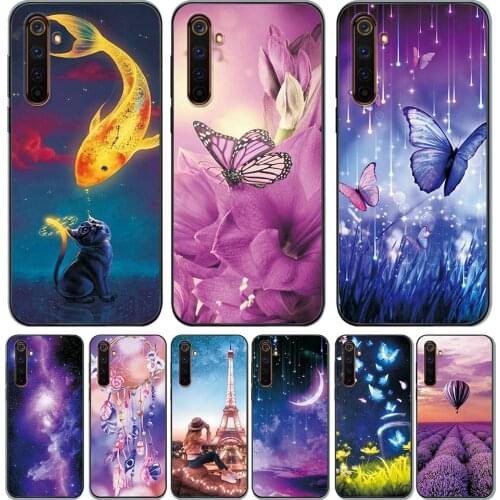 For Realme 6 Pro 6 6i Case Cover Silicone Soft Tpu Back Phone Case For Oppo Realme6 6Pro Realme6Pro Bumper Skin Shockproof Cute