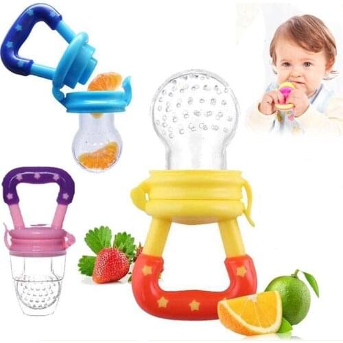 Baby Nipple Feeding Safe Fruit Feeder Nipples Feeding for Infant Supplies Nipple Teat Pacifier Bottles Fresh Fruit Food Pacifier