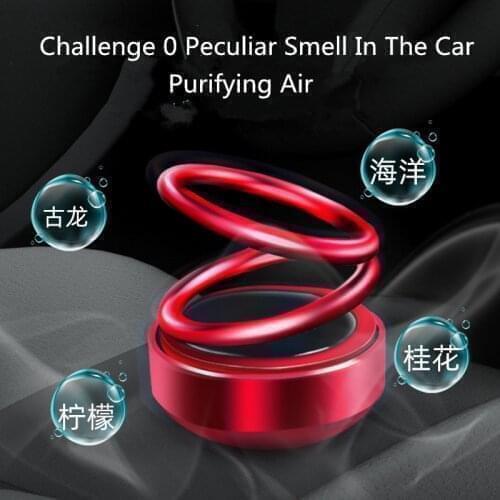 Solar Double Ring Car Perfume Air Freshener Stickers For Great Wall Florid Hover H6 Voleex C50 C20R C30 lifan x60