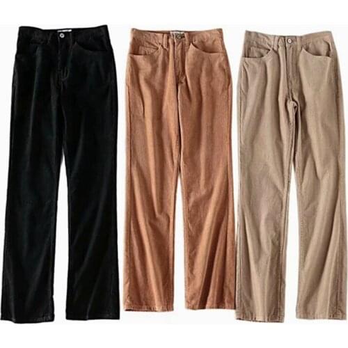 Женские прямые брюки HANQIU China At AliExpress