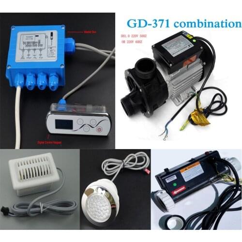 Surfing post controller combination GD-371 controller/DH1.0 220V water pump/H30-R1 2KW/Underwater lights/ozone