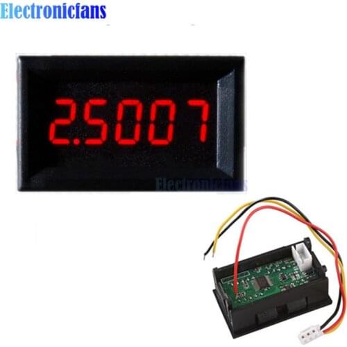 Red 5 Digit DC 0-4.3000-33.000V Precision Digital Voltmeter Voltage Metre Panel