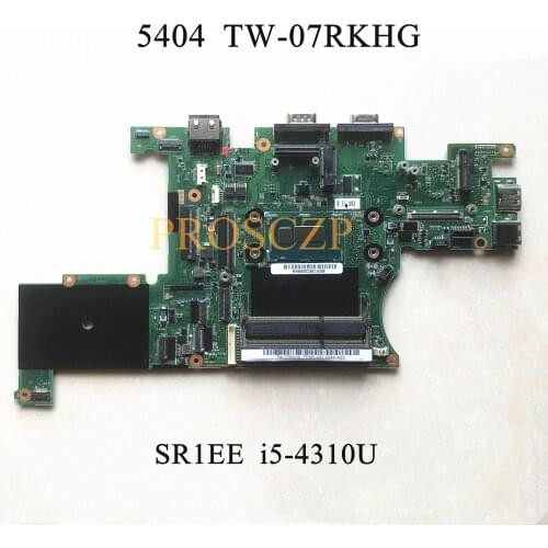 For DELL 5404 Laptop Motherboard TW-07RKHG 07RKHG 7RKHG MV-694V With SR1EE I5-4310U100% working well