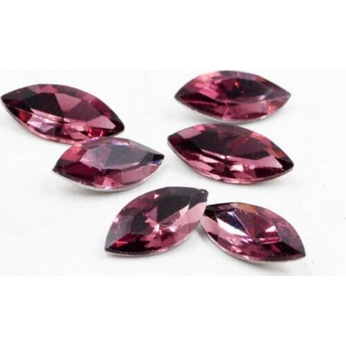 MHS.SUN Various Size Wine Color Horse Shape Pointback Rhinestones Glass Crystal Stones For DIY Craft Garment/Clothing Decoration