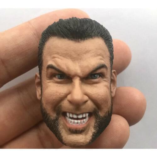 Custom 1/6 Sabretooth Victor Creed Head Sculpt Wolverine X-MAN Liev Schreiber Head Carved Action Figure Toy