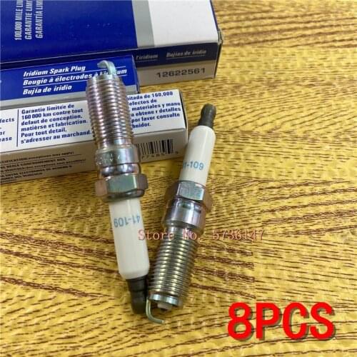 8PCS Original Spark Plug For Cadillac XTS SRX CTS ATS Chevrolet GmcSaturn FORD SUZUKI HOLDEN OEM# 12622561 41-109