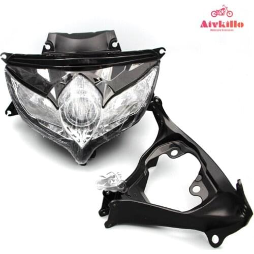 Headlight Assembly Headlamp Light With B For Suzuki GSXR600/750 2008-2010 GSX-R750 K8 09 Motorcycle