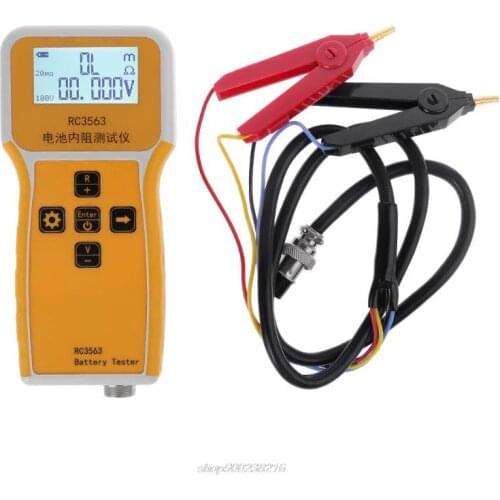 RC3563 Handheld Battery Internal Resistance Tester Analyzer for Car Vehicle Lead-acid Battery dry cell JY27 12 Dropshipping