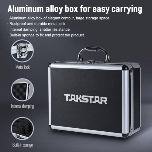 TAKSTAR Portable Wireless Voice Amplifier Rechargeable High Power Mini Voice Amplifier for UHF Wireless Multifunctional AMP