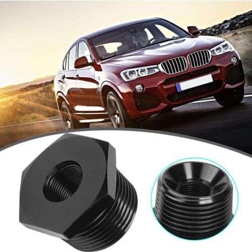 1PCS 13/16-16 3/4-16 3/4NPT to 1/2-28 5/8-24 Aluminium Alloy Threaded Engine Oil Filter Adapter for Automobile Refitting Parts