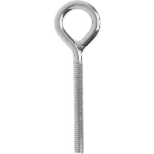 Heavy Duty 304 Stainless Steel Eyebolts Welded Eye Bolts Fastener Tool, Metric Thread M4 to M12, Tough & No Rust