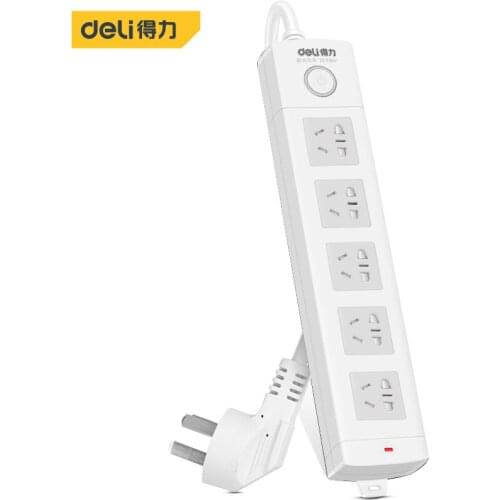 Deli Smart Socket Network Filter Plug Electrical Retractable Power Strip Smartlife Extension Wall Socket For Smartphone Tablets