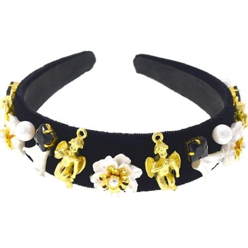 Vintage Hair Accessories Wide Luxury Yellow Crystals Headbands Wedding Hair Jewelry Accessories Wedding Hair Accessories