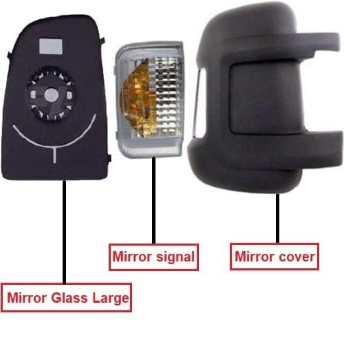 EXTERIOR REAR VIEW MIRROR COVER + MIRROR SIGNAL + MIRROR CAMI RIGHT BOXER-JUMPER-DUCATO 2006