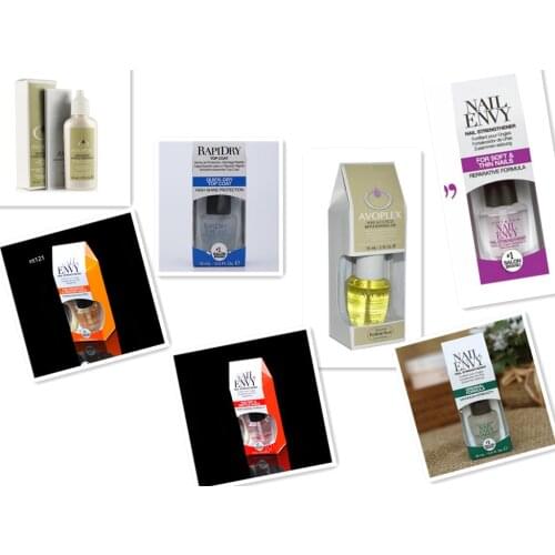Wopie AVOPLEX EXFOLIATING CUTICLE TREATMENT opie NAIL REPLENISHING OIL RAPI DRY TOP COAT